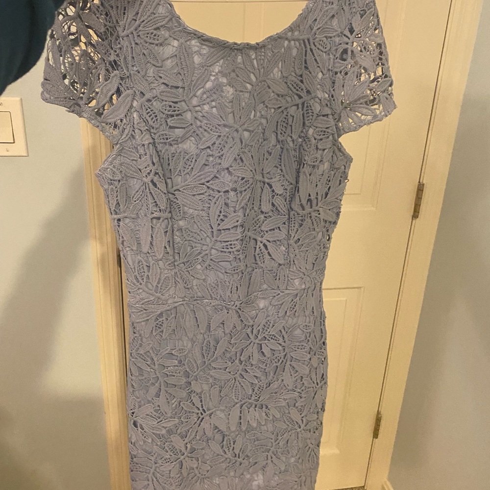 Lulus blue formal mini dress